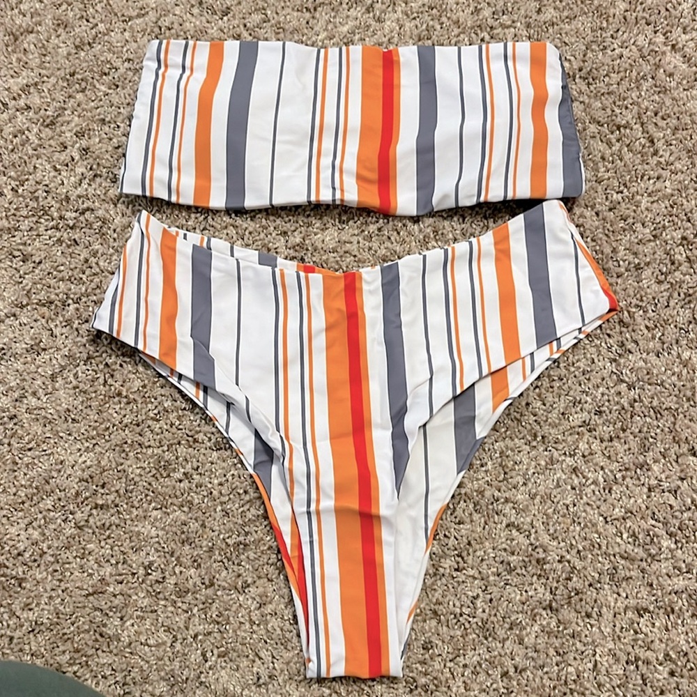 Cheeky high waisted bikini